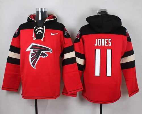 Atlanta Falcons #11 Julio Jones Red Player Stitched Pullover NFL Hoodie,We sell and wholesale Atlanta Falcons #11 Julio Jones Red Player Stitched Pullover NFL Hoodie on line form chian!