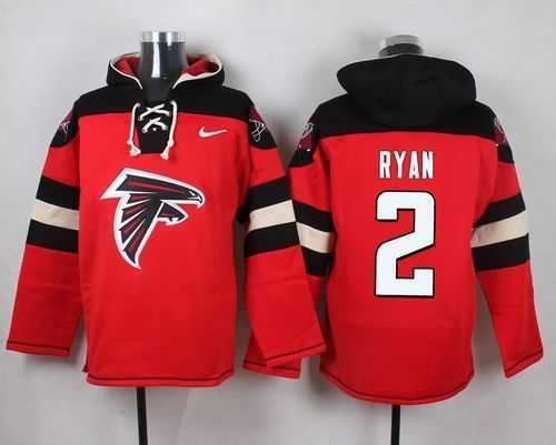 Atlanta Falcons #2 Matt Ryan Red Player Stitched Pullover NFL Hoodie,We sell and wholesale Atlanta Falcons #2 Matt Ryan Red Player Stitched Pullover NFL Hoodie on line form chian!