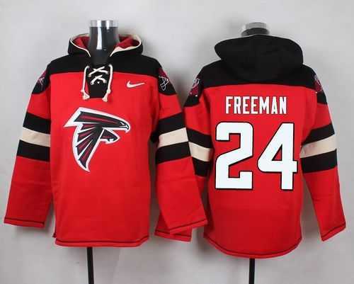 Atlanta Falcons #24 Devonta Freeman Red Player Stitched Pullover NFL Hoodie,We sell and wholesale Atlanta Falcons #24 Devonta Freeman Red Player Stitched Pullover NFL Hoodie on line form chian!