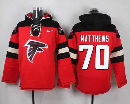 Atlanta Falcons #70 Jake Matthews Red Player Stitched Pullover NFL Hoodie,We sell and wholesale Atlanta Falcons #70 Jake Matthews Red Player Stitched Pullover NFL Hoodie on line form chian!