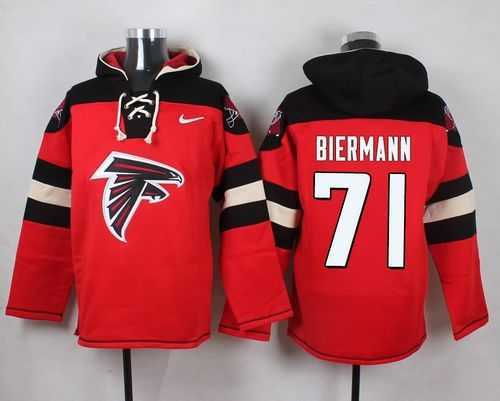 Atlanta Falcons #71 Kroy Biermann Red Player Stitched Pullover NFL Hoodie,We sell and wholesale Atlanta Falcons #71 Kroy Biermann Red Player Stitched Pullover NFL Hoodie on line form chian!