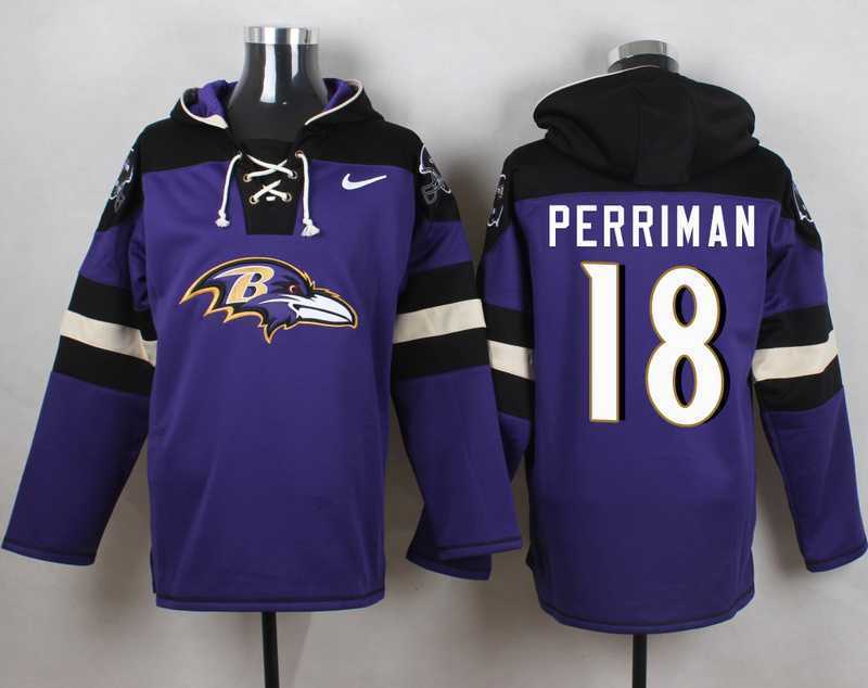 Baltimore Ravens #18 Breshad Perriman Purple Player Stitched Pullover NFL Hoodie,We sell and wholesale Baltimore Ravens #18 Breshad Perriman Purple Player Stitched Pullover NFL Hoodie on line form chian!