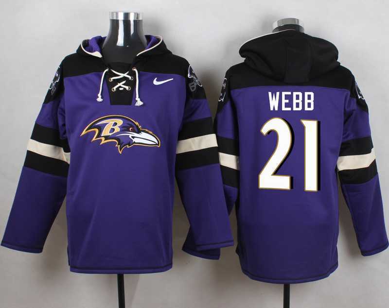 Baltimore Ravens #21 Lardarius Webb Purple Player Stitched Pullover NFL Hoodie,We sell and wholesale Baltimore Ravens #21 Lardarius Webb Purple Player Stitched Pullover NFL Hoodie on line form chian!