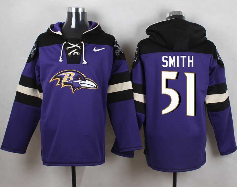Baltimore Ravens #51 Daryl Smith Purple Player Stitched Pullover NFL Hoodie,We sell and wholesale Baltimore Ravens #51 Daryl Smith Purple Player Stitched Pullover NFL Hoodie on line form chian!