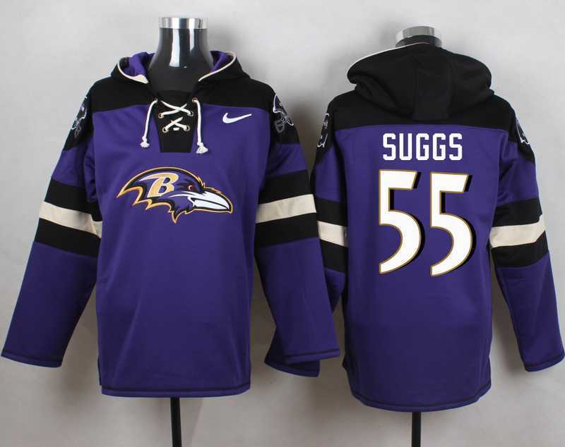 Baltimore Ravens #55 Terrell Suggs Purple Player Stitched Pullover NFL Hoodie,We sell and wholesale Baltimore Ravens #55 Terrell Suggs Purple Player Stitched Pullover NFL Hoodie on line form chian!