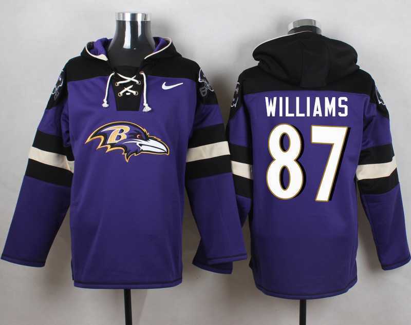 Baltimore Ravens #87 Maxx Williams Purple Player Stitched Pullover NFL Hoodie,We sell and wholesale Baltimore Ravens #87 Maxx Williams Purple Player Stitched Pullover NFL Hoodie on line form chian!