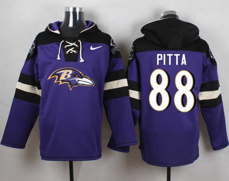 Baltimore Ravens #88 Dennis Pitta Purple Player Stitched Pullover NFL Hoodie,We sell and wholesale Baltimore Ravens #88 Dennis Pitta Purple Player Stitched Pullover NFL Hoodie on line form chian!