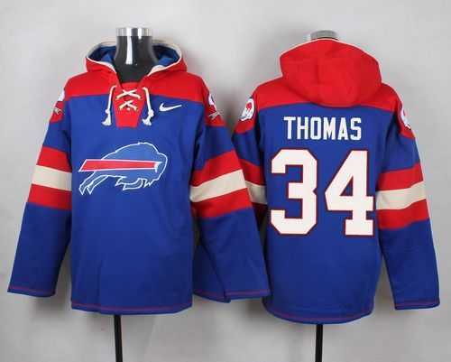 Buffalo Bills #34 Thomas Royal Blue Player Stitched Pullover NFL Hoodie,We sell and wholesale Buffalo Bills #34 Thomas Royal Blue Player Stitched Pullover NFL Hoodie on line form chian!