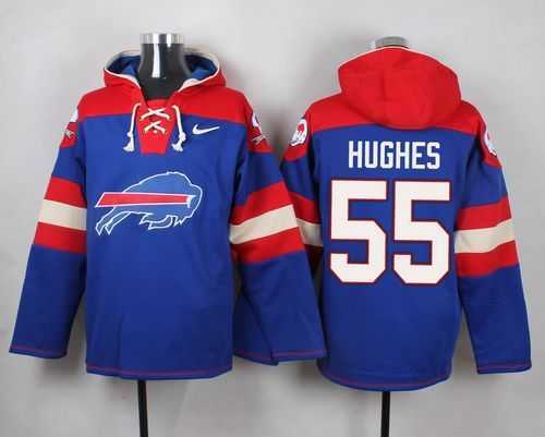 Buffalo Bills #55 Hughes Royal Blue Player Stitched Pullover NFL Hoodie,We sell and wholesale Buffalo Bills #55 Hughes Royal Blue Player Stitched Pullover NFL Hoodie on line form chian!