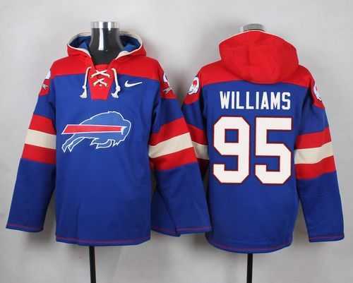 Buffalo Bills #95 Williams Royal Blue Player Stitched Pullover NFL Hoodie,We sell and wholesale Buffalo Bills #95 Williams Royal Blue Player Stitched Pullover NFL Hoodie on line form chian!