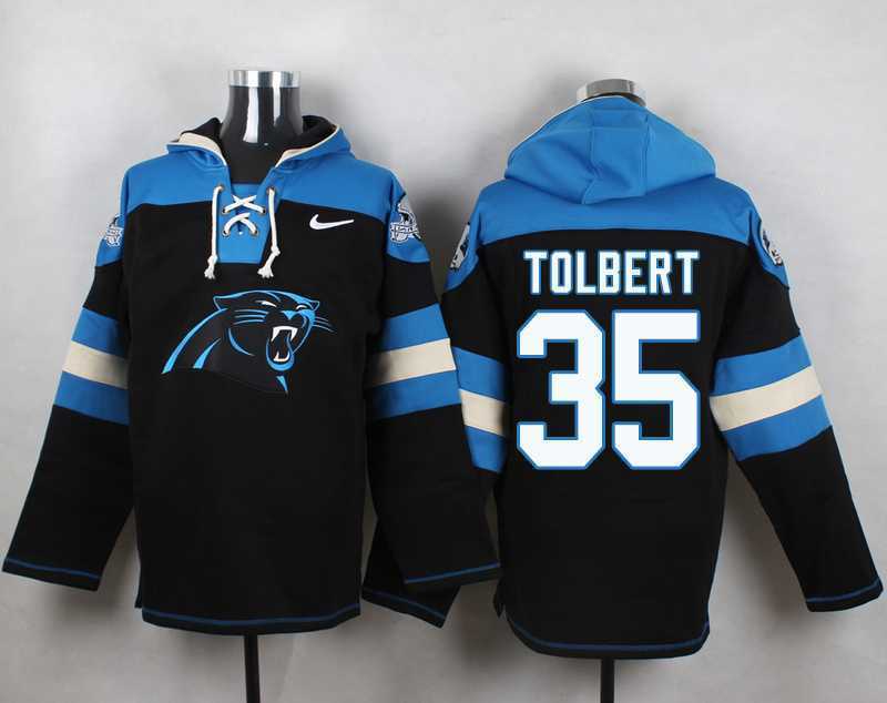 Carolina Panthers #35 Mike Tolbert Black Player Stitched Pullover NFL Hoodie,We sell and wholesale Carolina Panthers #35 Mike Tolbert Black Player Stitched Pullover NFL Hoodie on line form chian!