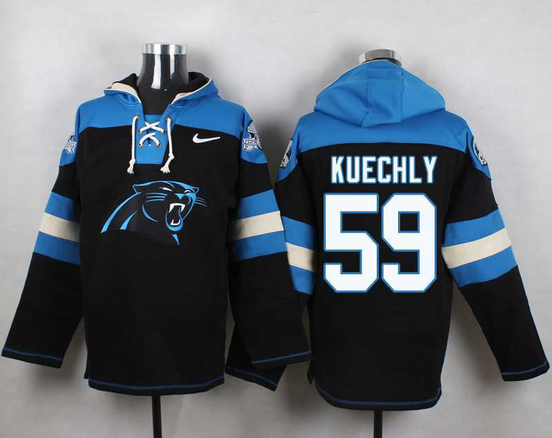 Carolina Panthers #59 Luke Kuechly Black Player Stitched Pullover NFL Hoodie,We sell and wholesale Carolina Panthers #59 Luke Kuechly Black Player Stitched Pullover NFL Hoodie on line form chian!