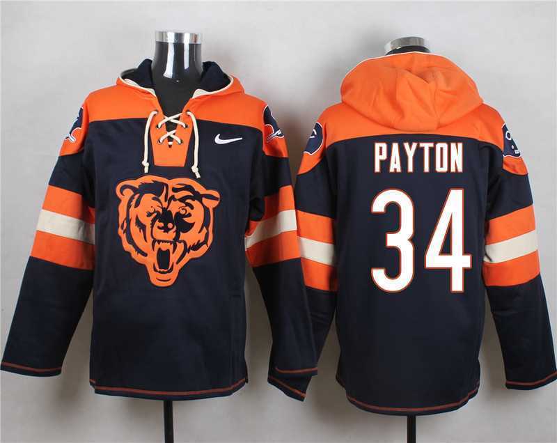 Chicago Bears #34 Walter Payton Navy Blue Player Stitched Pullover NFL Hoodie,We sell and wholesale Chicago Bears #34 Walter Payton Navy Blue Player Stitched Pullover NFL Hoodie on line form chian!