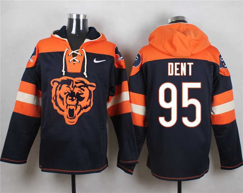 Chicago Bears #95 Richard Dent Navy Blue Player Stitched Pullover NFL Hoodie,We sell and wholesale Chicago Bears #95 Richard Dent Navy Blue Player Stitched Pullover NFL Hoodie on line form chian!