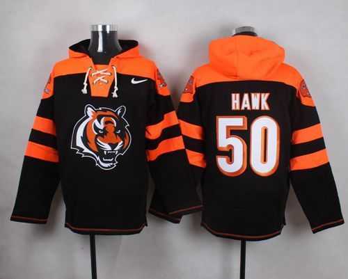 Cincinnati Bengals #50 A.J. Hawk Black Player Stitched Pullover NFL Hoodie,We sell and wholesale Cincinnati Bengals #50 A.J. Hawk Black Player Stitched Pullover NFL Hoodie on line form chian!