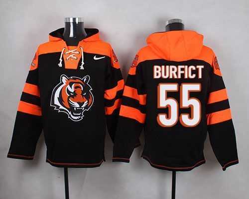 Cincinnati Bengals #55 Vontaze Burfict Black Player Stitched Pullover NFL Hoodie,We sell and wholesale Cincinnati Bengals #55 Vontaze Burfict Black Player Stitched Pullover NFL Hoodie on line form chian!