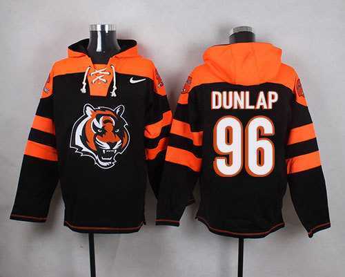 Cincinnati Bengals #96 Carlos Dunlap Black Player Stitched Pullover NFL Hoodie,We sell and wholesale Cincinnati Bengals #96 Carlos Dunlap Black Player Stitched Pullover NFL Hoodie on line form chian!