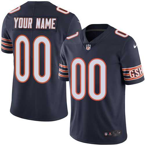 Customized Men & Women & Youth Nike Bears Navy Vapor Untouchable Player Limited Jersey,We sell and wholesale Customized Men & Women & Youth Nike Bears Navy Vapor Untouchable Player Limited Jersey on line form chian!
