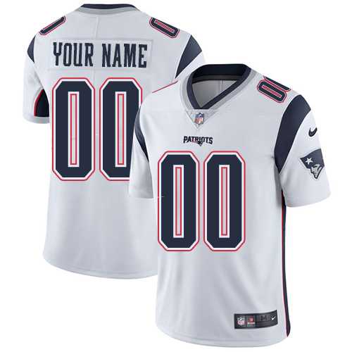 Customized Men & Women & Youth Nike Patriots White Vapor Untouchable Player Limited Jersey,We sell and wholesale Customized Men & Women & Youth Nike Patriots White Vapor Untouchable Player Limited Jersey on line form chian!