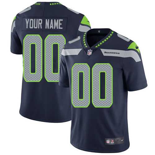 Customized Men & Women & Youth Nike Sehawks Navy Vapor Untouchable Player Limited Jersey,We sell and wholesale Customized Men & Women & Youth Nike Sehawks Navy Vapor Untouchable Player Limited Jersey on line form chian!
