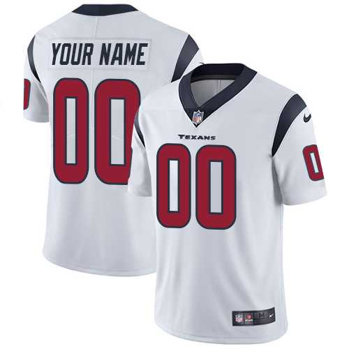 Customized Men & Women & Youth Nike Texans White Vapor Untouchable Player Limited Jersey,We sell and wholesale Customized Men & Women & Youth Nike Texans White Vapor Untouchable Player Limited Jersey on line form chian!