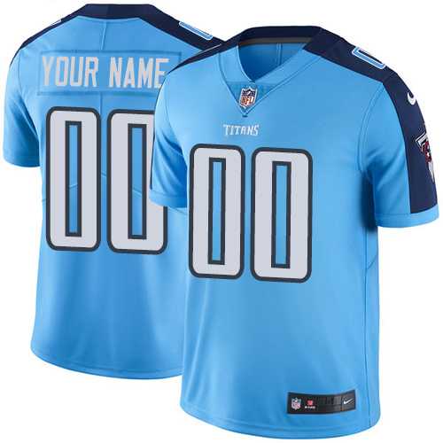 Customized Men & Women & Youth Nike Titans Light Blue Vapor Untouchable Player Limited Jersey,We sell and wholesale Customized Men & Women & Youth Nike Titans Light Blue Vapor Untouchable Player Limited Jersey on line form chian!