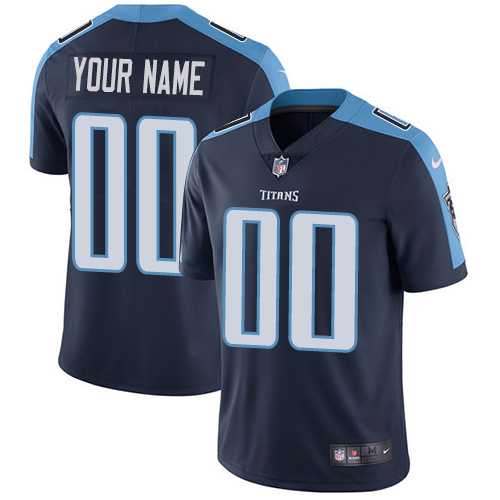 Customized Men & Women & Youth Nike Titans Navy Vapor Untouchable Player Limited Jersey,We sell and wholesale Customized Men & Women & Youth Nike Titans Navy Vapor Untouchable Player Limited Jersey on line form chian!