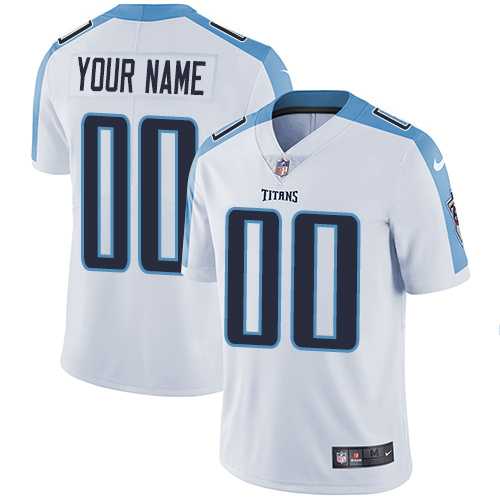 Customized Men & Women & Youth Nike Titans White Vapor Untouchable Player Limited Jersey,We sell and wholesale Customized Men & Women & Youth Nike Titans White Vapor Untouchable Player Limited Jersey on line form chian!
