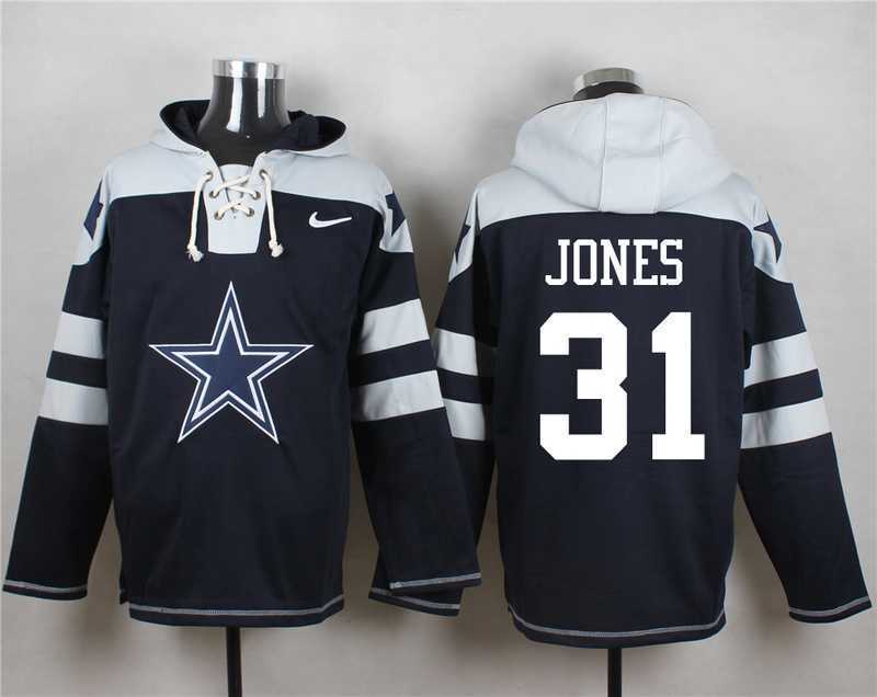 Dallas Cowboys #31 Byron Jones Navy Blue Player Stitched Pullover NFL Hoodie,We sell and wholesale Dallas Cowboys #31 Byron Jones Navy Blue Player Stitched Pullover NFL Hoodie on line form chian!