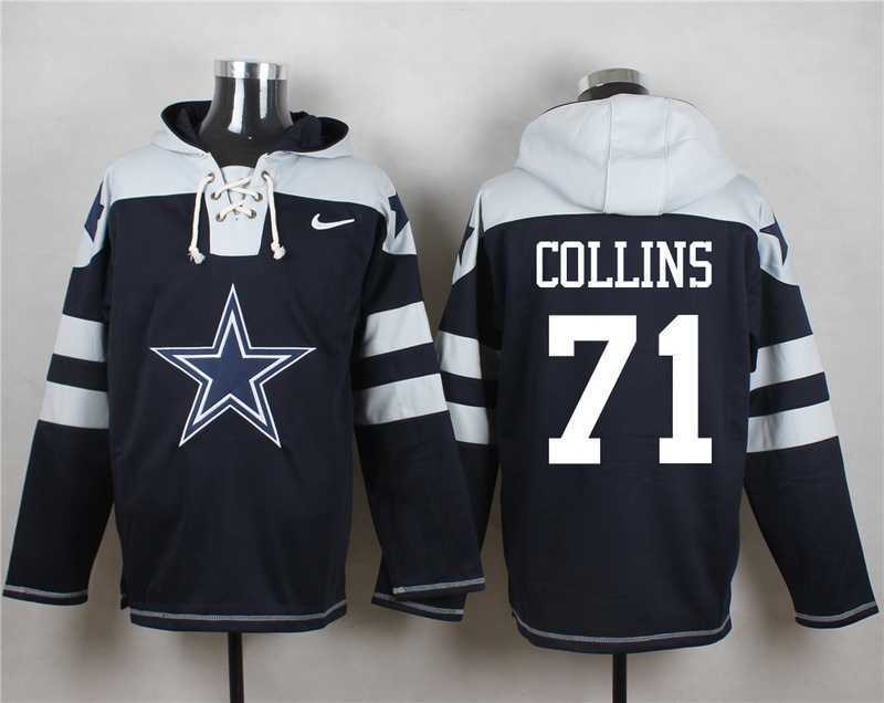 Dallas Cowboys #71 La'el Collins Navy Blue Player Stitched Pullover NFL Hoodie,We sell and wholesale Dallas Cowboys #71 La'el Collins Navy Blue Player Stitched Pullover NFL Hoodie on line form chian!