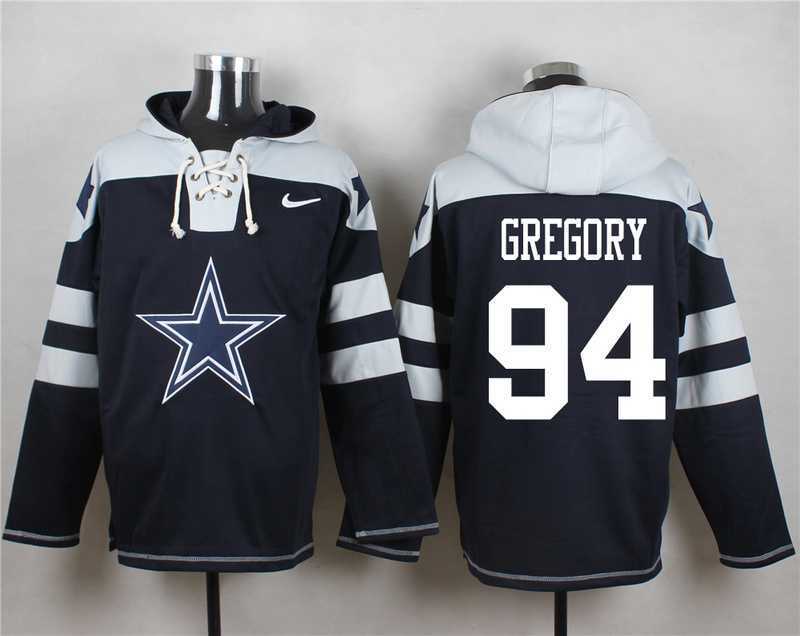 Dallas Cowboys #94 Randy Gregory Navy Blue Player Stitched Pullover NFL Hoodie,We sell and wholesale Dallas Cowboys #94 Randy Gregory Navy Blue Player Stitched Pullover NFL Hoodie on line form chian!