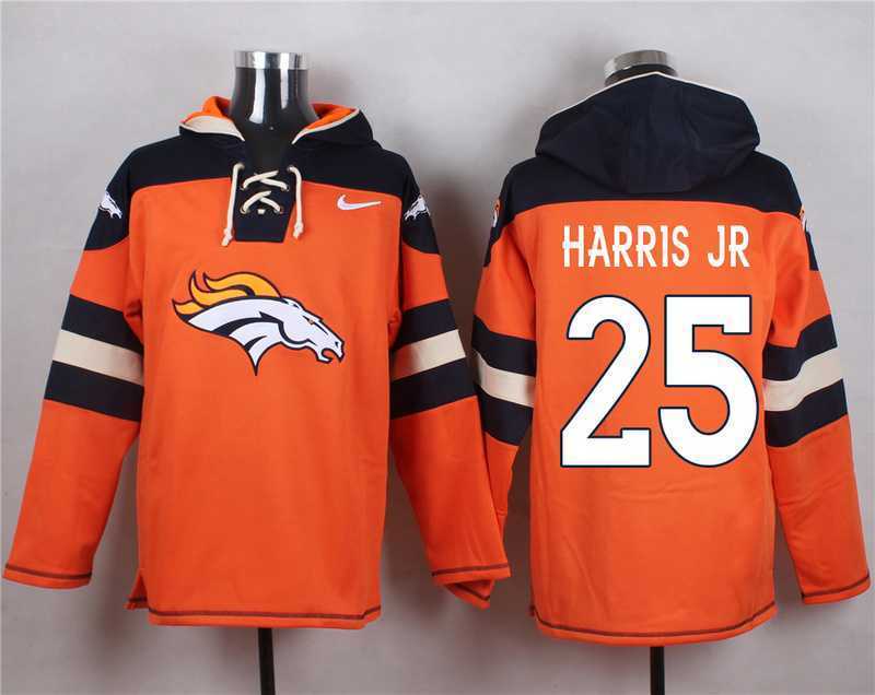 Denver Broncos #25 Chris Harris Jr Orange Player Stitched Pullover NFL Hoodie,We sell and wholesale Denver Broncos #25 Chris Harris Jr Orange Player Stitched Pullover NFL Hoodie on line form chian!