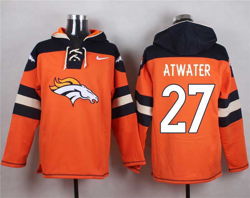 Denver Broncos #27 Steve Atwater Orange Player Stitched Pullover NFL Hoodie,We sell and wholesale Denver Broncos #27 Steve Atwater Orange Player Stitched Pullover NFL Hoodie on line form chian!