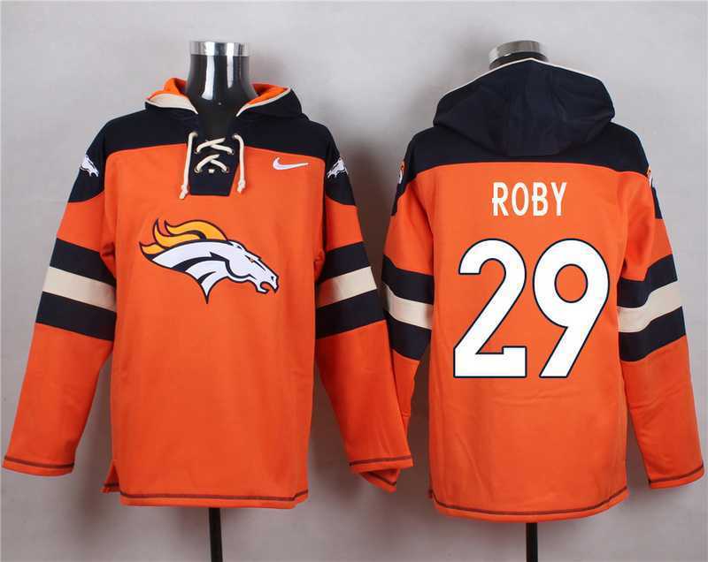 Denver Broncos #29 Bradley Roby Orange Player Stitched Pullover NFL Hoodie,We sell and wholesale Denver Broncos #29 Bradley Roby Orange Player Stitched Pullover NFL Hoodie on line form chian!