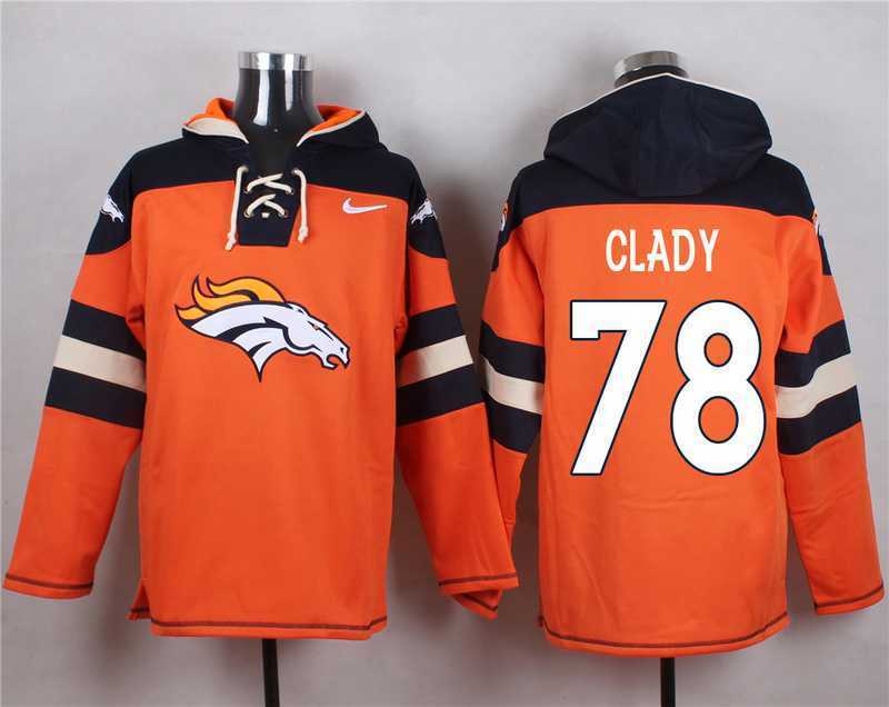 Denver Broncos #78 Ryan Clady Orange Player Stitched Pullover NFL Hoodie,We sell and wholesale Denver Broncos #78 Ryan Clady Orange Player Stitched Pullover NFL Hoodie on line form chian!