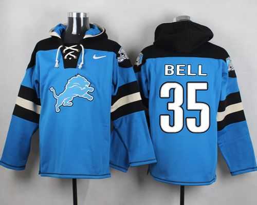 Detroit Lions #35 Joique Bell Blue Player Stitched Pullover NFL Hoodie,We sell and wholesale Detroit Lions #35 Joique Bell Blue Player Stitched Pullover NFL Hoodie on line form chian!