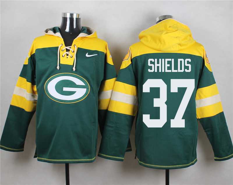 Green Bay Packers #37 Sam Shields Green Player Stitched Pullover NFL Hoodie,We sell and wholesale Green Bay Packers #37 Sam Shields Green Player Stitched Pullover NFL Hoodie on line form chian!