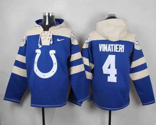 Indianapolis Colts #4 Adam Vinatieri Royal Blue Player Stitched Pullover NFL Hoodie,We sell and wholesale Indianapolis Colts #4 Adam Vinatieri Royal Blue Player Stitched Pullover NFL Hoodie on line form chian!