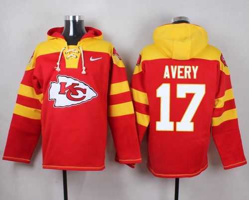 Kansas City Chiefs #17 Donnie Avery Red Player Stitched Pullover NFL Hoodie,We sell and wholesale Kansas City Chiefs #17 Donnie Avery Red Player Stitched Pullover NFL Hoodie on line form chian!