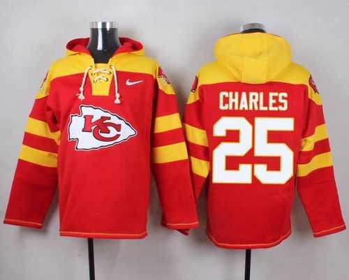 Kansas City Chiefs #25 Jamaal Charles Red Player Stitched Pullover NFL Hoodie,We sell and wholesale Kansas City Chiefs #25 Jamaal Charles Red Player Stitched Pullover NFL Hoodie on line form chian!