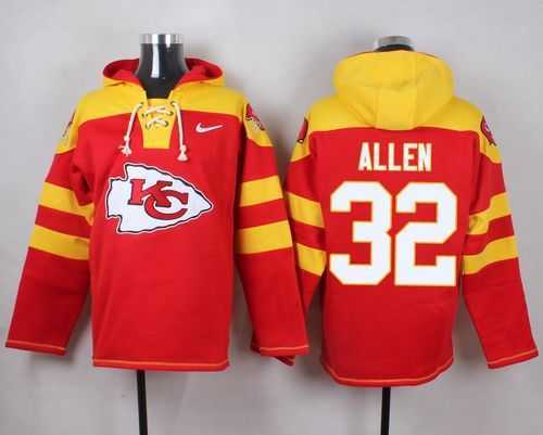 Kansas City Chiefs #32 Marcus Allen Red Player Stitched Pullover NFL Hoodie,We sell and wholesale Kansas City Chiefs #32 Marcus Allen Red Player Stitched Pullover NFL Hoodie on line form chian!