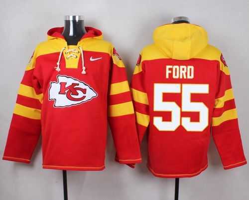 Kansas City Chiefs #55 Dee Ford Red Player Stitched Pullover NFL Hoodie,We sell and wholesale Kansas City Chiefs #55 Dee Ford Red Player Stitched Pullover NFL Hoodie on line form chian!