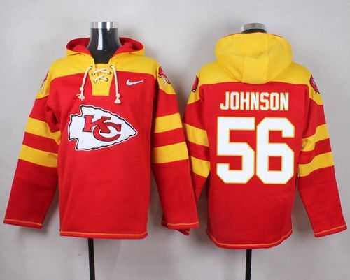 Kansas City Chiefs #56 Derrick Johnson Red Player Stitched Pullover NFL Hoodie,We sell and wholesale Kansas City Chiefs #56 Derrick Johnson Red Player Stitched Pullover NFL Hoodie on line form chian!