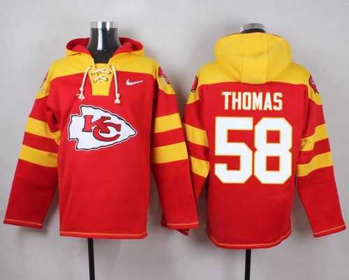 Kansas City Chiefs #58 Derrick Thomas Red Player Stitched Pullover NFL Hoodie,We sell and wholesale Kansas City Chiefs #58 Derrick Thomas Red Player Stitched Pullover NFL Hoodie on line form chian!