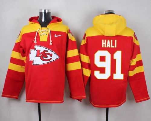 Kansas City Chiefs #91 Tamba Hali Red Player Stitched Pullover NFL Hoodie,We sell and wholesale Kansas City Chiefs #91 Tamba Hali Red Player Stitched Pullover NFL Hoodie on line form chian!
