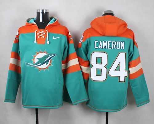 Miami Dolphins #84 Jordan Cameron Aqua Green Player Stitched Pullover NFL Hoodie,We sell and wholesale Miami Dolphins #84 Jordan Cameron Aqua Green Player Stitched Pullover NFL Hoodie on line form chian!
