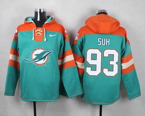 Miami Dolphins #93 Ndamukong Suh Aqua Green Player Stitched Pullover NFL Hoodie,We sell and wholesale Miami Dolphins #93 Ndamukong Suh Aqua Green Player Stitched Pullover NFL Hoodie on line form chian!