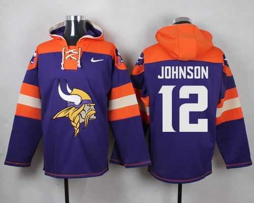 Minnesota Vikings #12 Charles Johnson Purple Player Stitched Pullover NFL Hoodie,We sell and wholesale Minnesota Vikings #12 Charles Johnson Purple Player Stitched Pullover NFL Hoodie on line form chian!