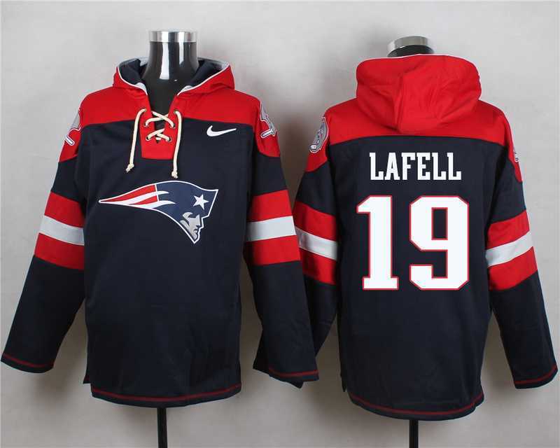 New England Patriots #19 Brandon LaFell Navy Blue Player Stitched Pullover NFL Hoodie,We sell and wholesale New England Patriots #19 Brandon LaFell Navy Blue Player Stitched Pullover NFL Hoodie on line form chian!
