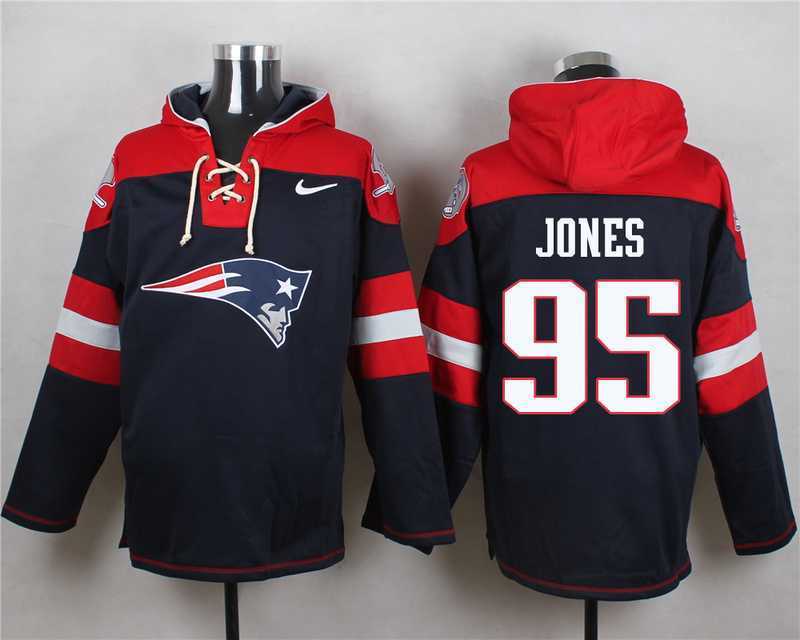 New England Patriots #95 Chandler Jones Navy Blue Player Stitched Pullover NFL Hoodie,We sell and wholesale New England Patriots #95 Chandler Jones Navy Blue Player Stitched Pullover NFL Hoodie on line form chian!